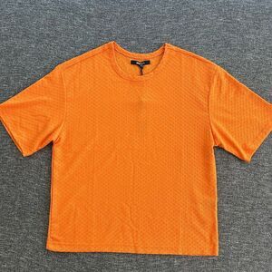 Fashion Nova Bold Orange Short Sleeve Tee